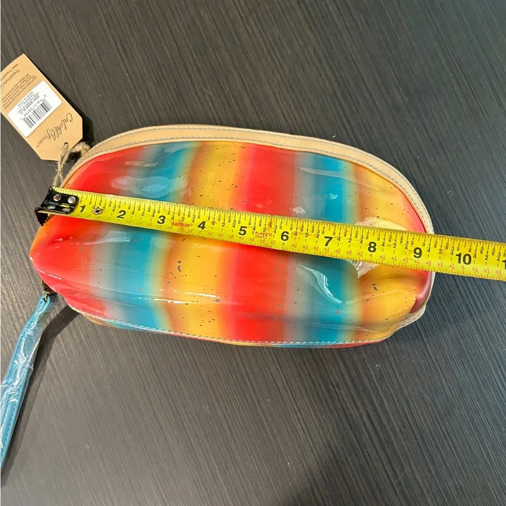NWT Catchfly Dome Multi Colored Make Up‎ Bag Storage Case Cosmetic Bag